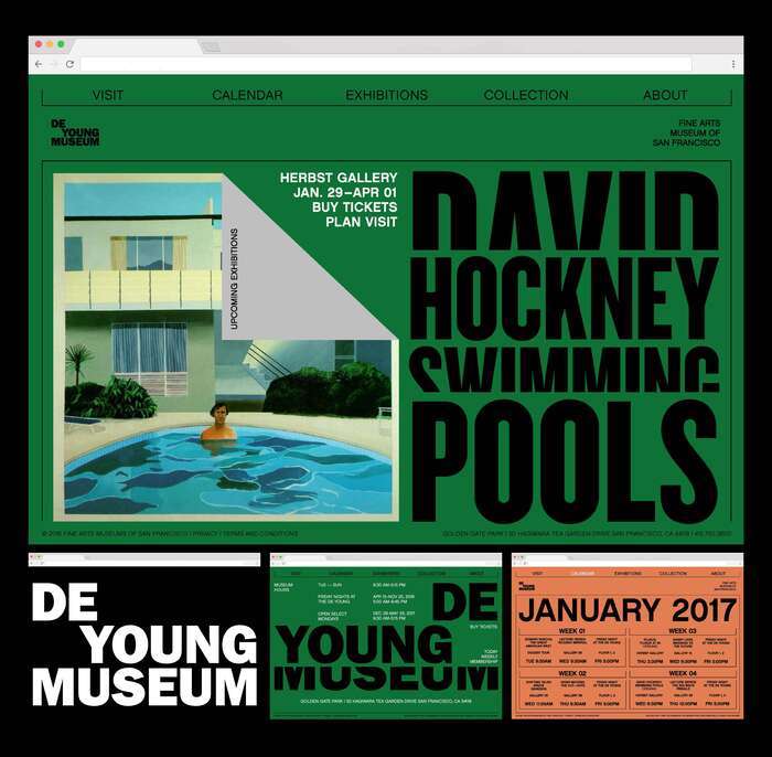 De Young Museum visual identity (fictional) 4